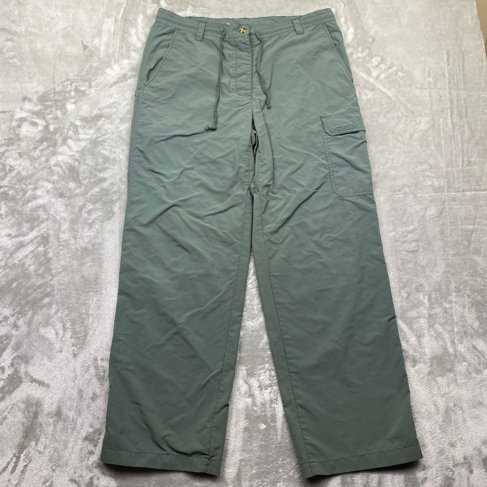 The North Face Mens Sage Green Cargo Hiking Pants Drawstring Sz M 399TKS